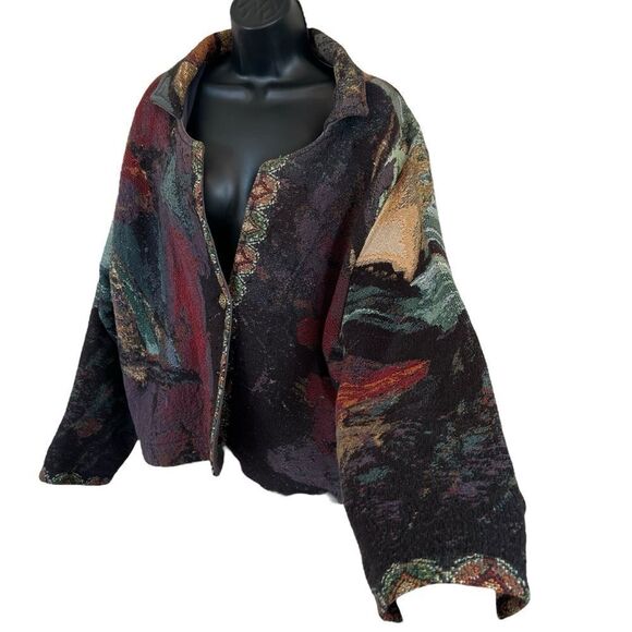 Vintage Tapestry Blanket Jacket - Picture 12 of 12